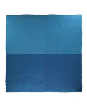 Шаль из смесового шелка в стиле пэчворк Givenchy, синий