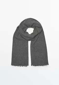 Шаль Massimo Dutti, серый деним