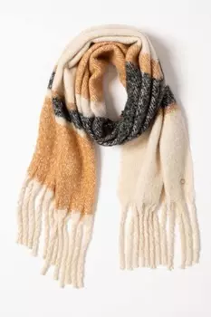 Шаль Пальба с бахромой Heavy Tools, черный