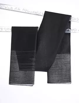 Шаль с блестками черная Kayra