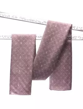 Шаль с монограммным узором Темная Норка Kayra