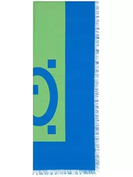Шаль с узором Maxi GG Gucci, зеленый