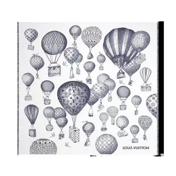 Шаль Up And Away Louis Vuitton, черный