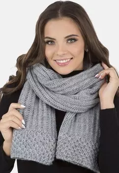 Шаль Vivisence, светло-серый