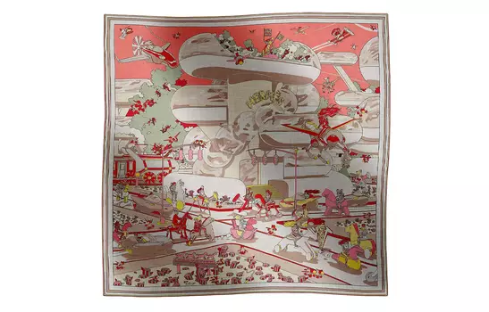 Шаль женская разноцветные HERMES