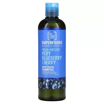 Шампунь Be Care Love увлажняющий свежевыжатая черничная вишня, 355 мл