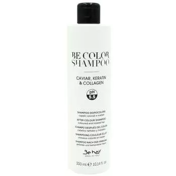 Шампунь Be color для окрашенных волос 300мл защита цвета, увлажнение, уход с кератином и коллагеном Be Hair