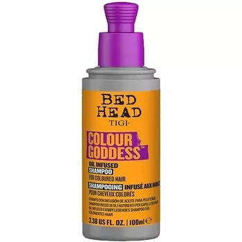 Шампунь Bed Head By Color Goddess идеально подходит для путешествий с окрашенными волосами, размер 100 мл, Tigi