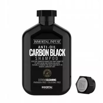 Шампунь Carbon Black IMMORTAL для мужчин 500мл – для жирных волос