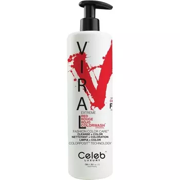 Шампунь Celeb Luxury Extreme Red Colorwash, 739 ml