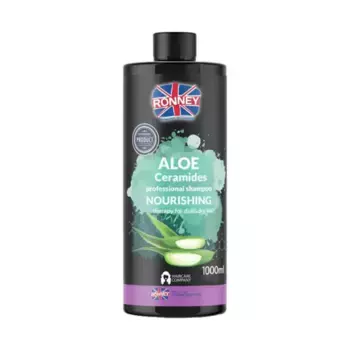 Шампунь champ aloe y ceramidas nutritivo Ronney, объем 1000 мл