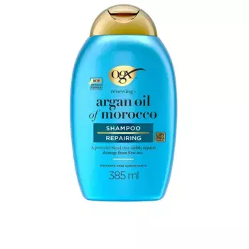 Шампунь Champ para cabello extrafuerte hidratante y reparador con aceite de argn Ogx, 385 мл.