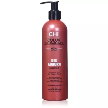 Шампунь Chi Color Illuminate Red Auburn без запаха, 12 жидких унций