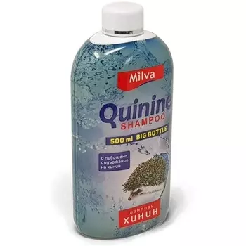 Шампунь Chinin-Power 500 мл для ускорения роста волос - уменьшает перхоть, способствует росту, Milva