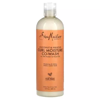 Шампунь Curl Moisture Co-Wash Coconut & Hibiscus SheaMoisture, 384 мл