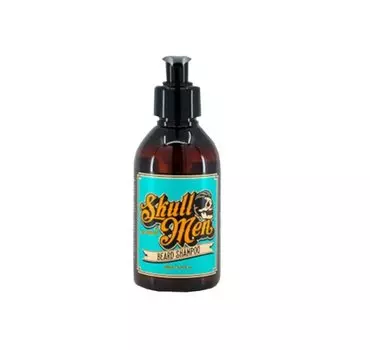 Шампунь для бороды Skull Men, шампунь для ухода за бородой, очищает и увлажняет, 200 мл