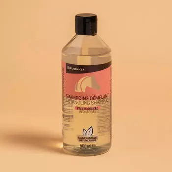 Шампунь распутывающий Fouganza для лошадей, лесные ягоды