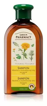 Шампунь для нормальных и жирных волос Green Pharmacy Hair Care Calendula