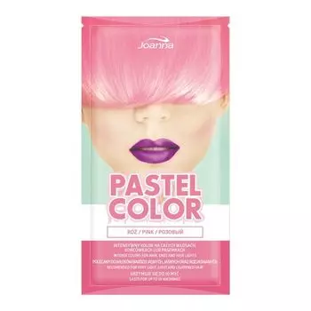 Шампунь для окрашивания волос в пастельные тона Joanna, цвет pink, 35 гр