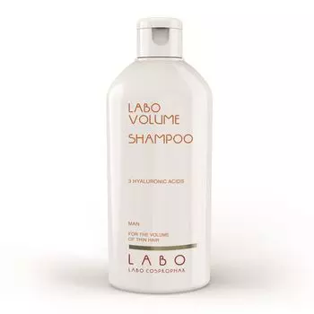 Шампунь для придания объема с 3 гиалуроновыми кислотами для мужчин volume shampoo for man Labo, 200 мл