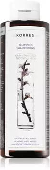 Шампунь для сухих и поврежденных волос Korres Almond & Linseed