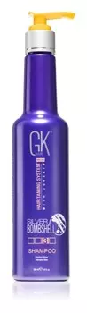 Шампунь для светлых волос шампунь нейтрализующий рыжие оттенки GK Hair Silver Bombshell