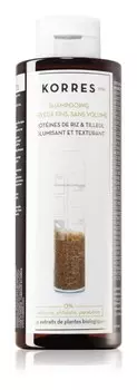 Шампунь для тонких волос Korres Rice Proteins & Linden