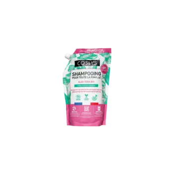 Шампунь для волос для всей семьи с органическим алоэ сменный, 1 л Coslys