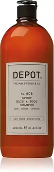 Шампунь для волос и тела DEPOT No. 606 Sport Hair & Body, 1000 ml