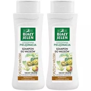 Шампунь для волос с орехом, 2X 300 мл White Deer, Biay Jele