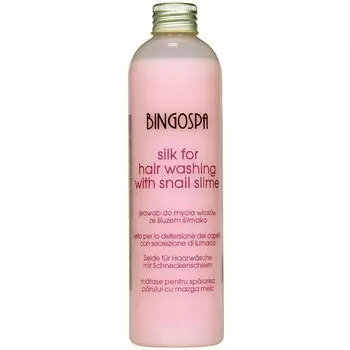 Шампунь для волос «Шелк» с улиточной слизью, 300 мл Bingospa