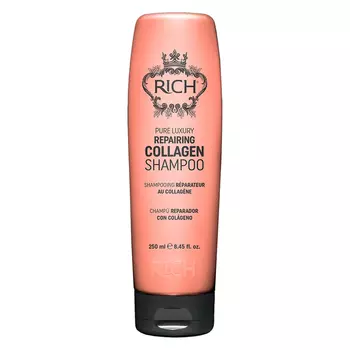 Шампунь для восстановления волос, обогащенный коллагеном repairing collagen shampoo Rich, 250 мл