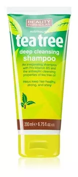 Шампунь глубокого очищения Beauty Formulas Tea Tree