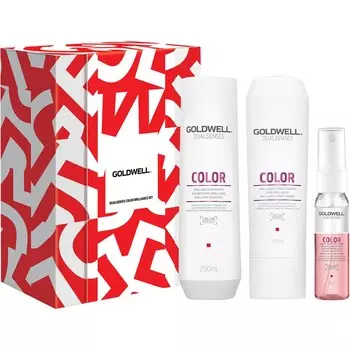 Шампунь Goldwell Brilliance Shampoo, DS Color Shampoo 250 ml + DS Color Conditioner 200 ml + Color Brilliance Serum Spray 30 ml / 1 Stk.