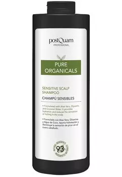 Шампунь Hair Care Sensitive Scalp Shampoo Organicals PostQuam, прозрачный