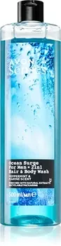 Шампунь и гель для душа 2в1 Avon Senses Ocean Surge, 500 ml