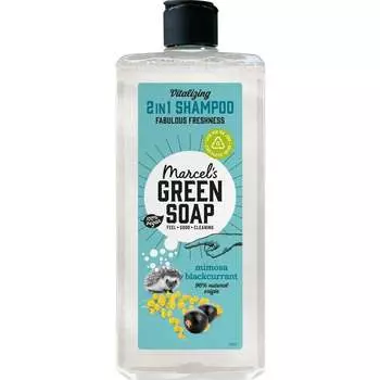 Шампунь и кондиционер 2в1 «Мимоза и черная смородина» Marcel's Green Soap, 300 ml