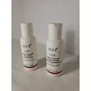 Шампунь и кондиционер Tinta Color, 2,7 унции, 80 мл, тройная защита, Keune