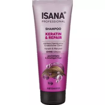 Шампунь Кератин и Ремонт ISANA, 250 ml
