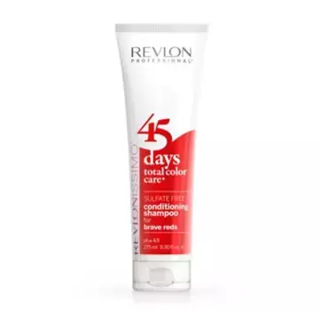 Шампунь-кондиционер для окрашенных волос 45 Days Total Color Care Revlon Color, цвет brave reds