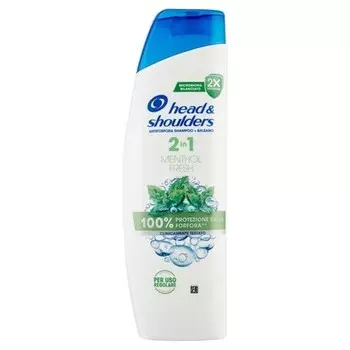 Шампунь-кондиционер против перхоти 2-в-1 Ментоловая свежесть 250 мл Head & Shoulders