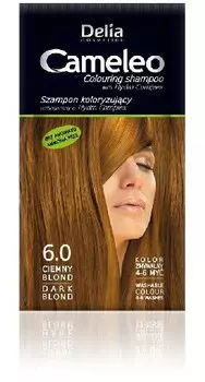 Шампунь-краситель, 6.0 Темно-русый Delia Cosmetics, Cameleo