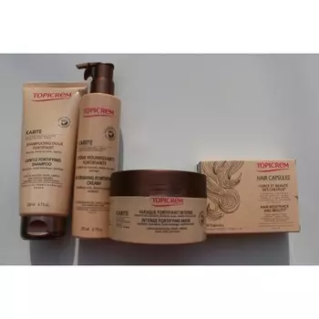 Шампунь, крем, маска и капсулы ши, Topicrem