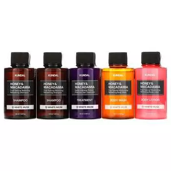 Шампунь Kundal, мед / макадамия / белый мускус