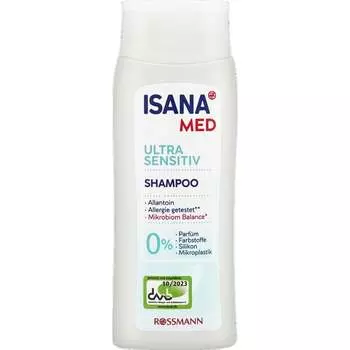 Шампунь на каждый день (ультрачувствительный) ISANA, 200 ml