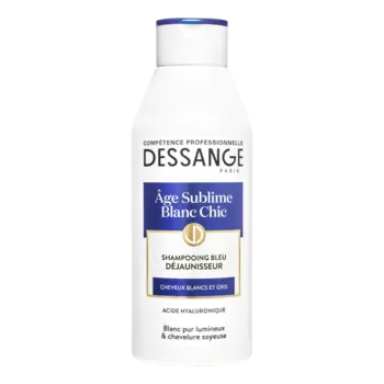 Шампунь нейтрализующий синий цвет для седых волос Dessange Professional Hair Luxury Age Sublime Blanc Chic, 250 мл