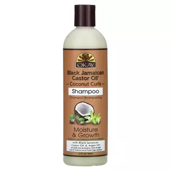 Шампунь Okay Pure Naturals Black Jamaican Castor Oil Coconut Curls, 355 мл