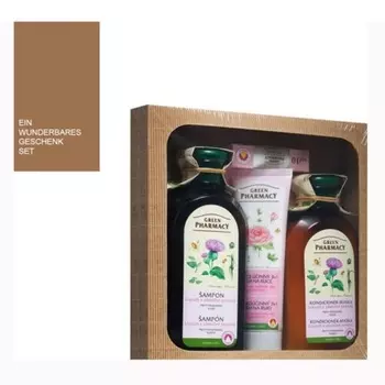 Шампунь-ополаскиватель против выпадения волос для губ и рук 1л, Green Pharmacy