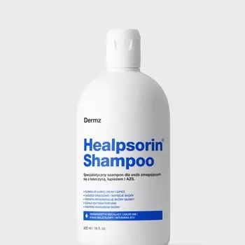 Шампунь от псориаза и себорейного дерматита, 500 мл Dermz Healpsorin shampoo