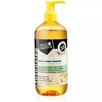 Шампунь Pro-Loiro Repair без соли, глубокое восстановление для светлых волос, сохраняет яркость и блеск цвета, защищает от повреждений 500 мл Real Natura